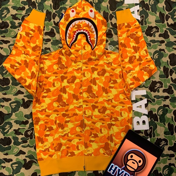 Bape Other - Bape A Bathing Ape PUBG Camo Shark Hoodie